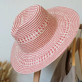 La boutique du chapeau Chapeau de paille rose