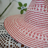 La boutique du chapeau Chapeau de paille rose