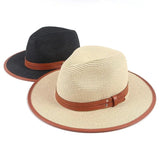 La boutique du chapeau Chapeau de paille ruban cuir