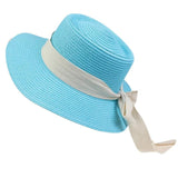 La boutique du chapeau Chapeau de plage avec ruban