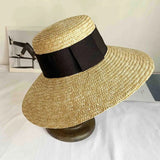 La boutique du chapeau Chapeau de soleil large ruban