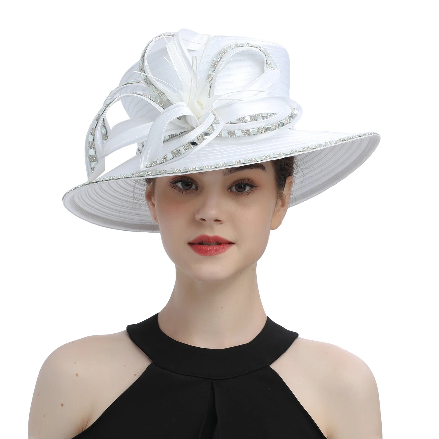 La boutique du chapeau Chapeau Fascinator Blanc