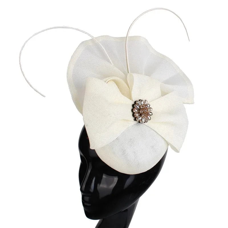 La boutique du chapeau Chapeau Fascinator Perles