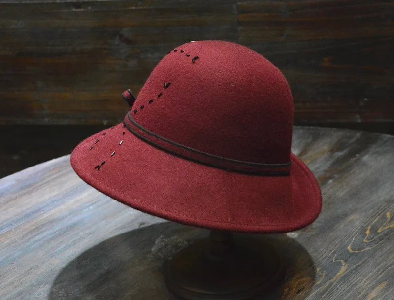 La boutique du chapeau Chapeau Fedora Élaboré pour Femme