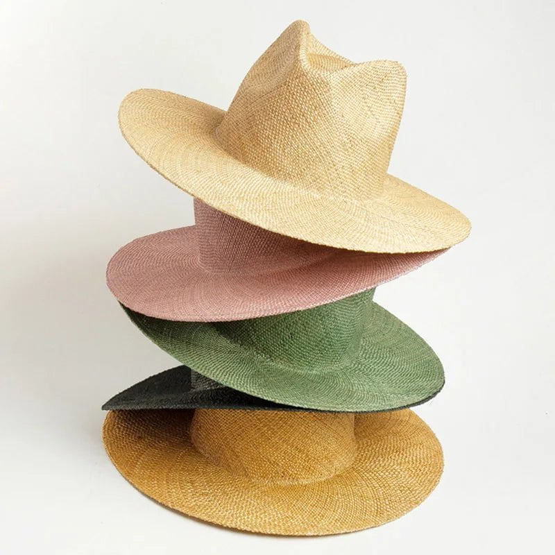 La boutique du chapeau Chapeau Fedora en Paille pour Femme