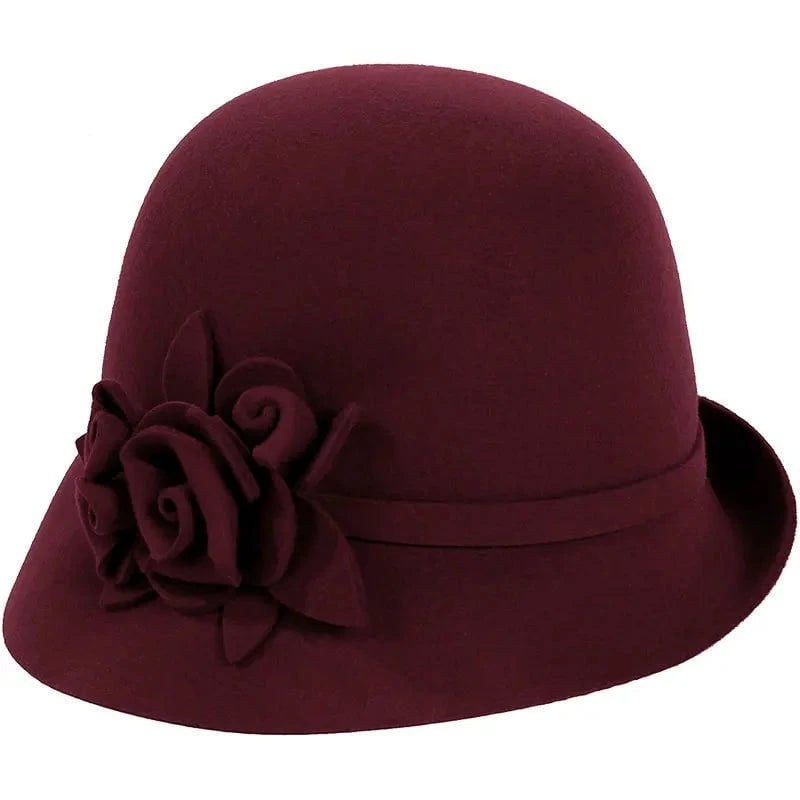 La boutique du chapeau Chapeau fedora feutre femme