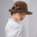 La boutique du chapeau Chapeau fedora fleur