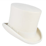 La boutique du chapeau Chapeau haut de forme blanc