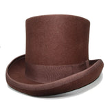 La boutique du chapeau Chapeau haut de forme marron