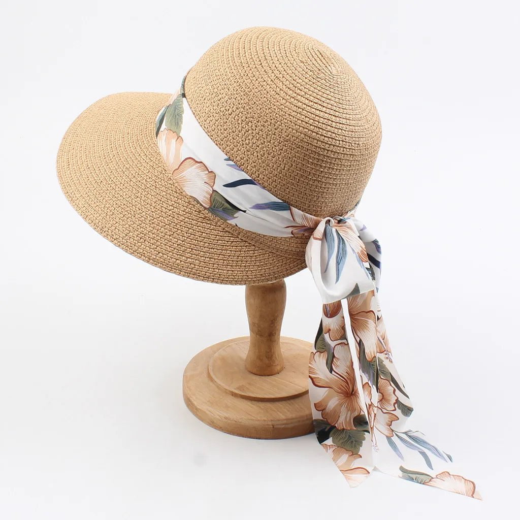 La boutique du chapeau Coffee / One Size / CN Chapeau paille pliable femme