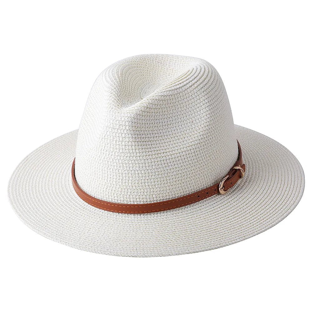 La boutique du chapeau Crème 1 / 60cm Panama en Paille Souple
