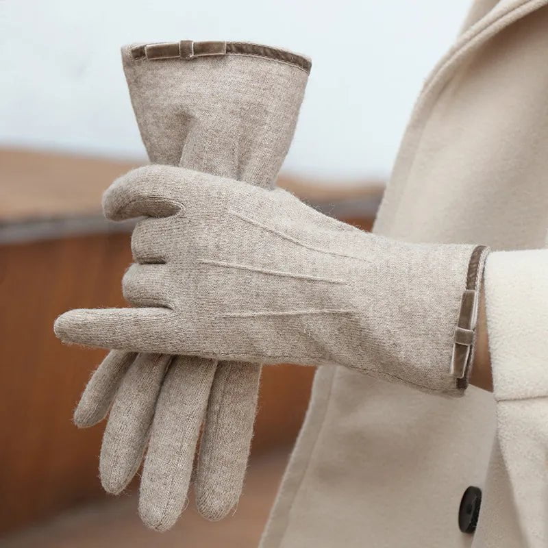 La boutique du chapeau Gants en cachemire simples et élégants