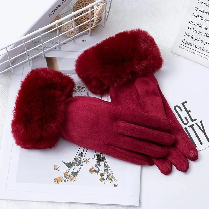 La boutique du chapeau Gants velours épais