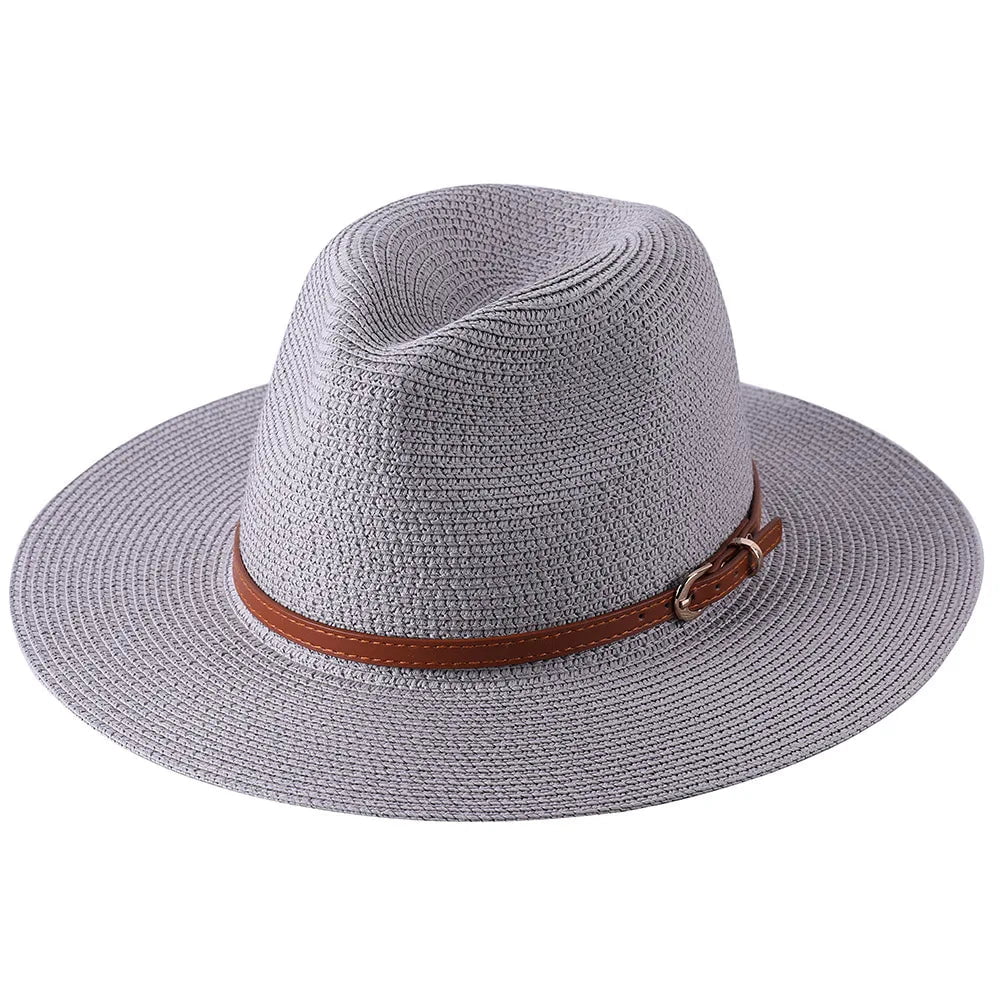 La boutique du chapeau grey02 / 60cm Panama en Paille Souple