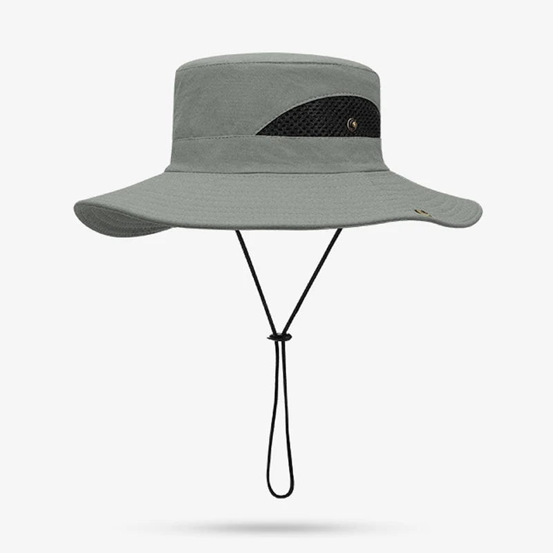 La boutique du chapeau Gris 2 Bob de pêche unisexe