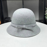 La boutique du chapeau Gris Chapeau cloche en feutre doux