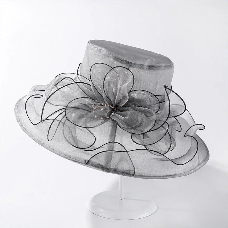 La boutique du chapeau Gris Chapeau femme unique