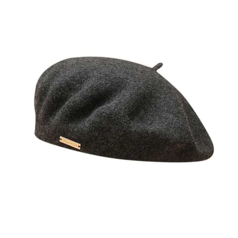 La boutique du chapeau Gris foncé / Ajustable (du 54 au 59) Béret Femme Chic et Chaud