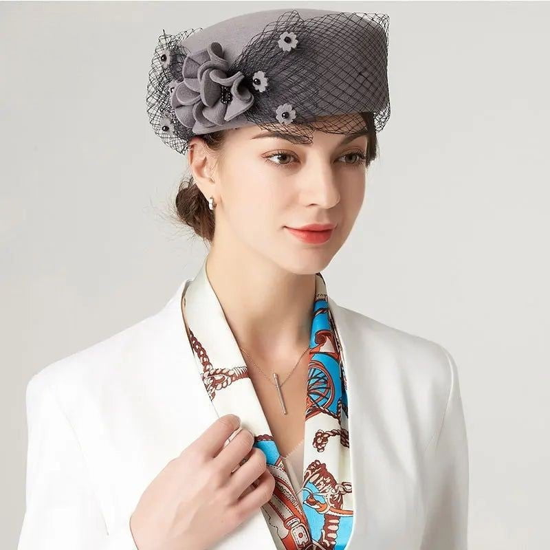 La boutique du chapeau Gris / M (56-58cm) Chapeau automne femme