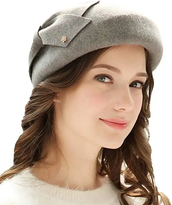 La boutique du chapeau Gris / M (56-58cm) Chapeau en feutre