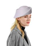 La boutique du chapeau Gris / M (56-58cm) Chapeau Fedora Moderne pour Femme