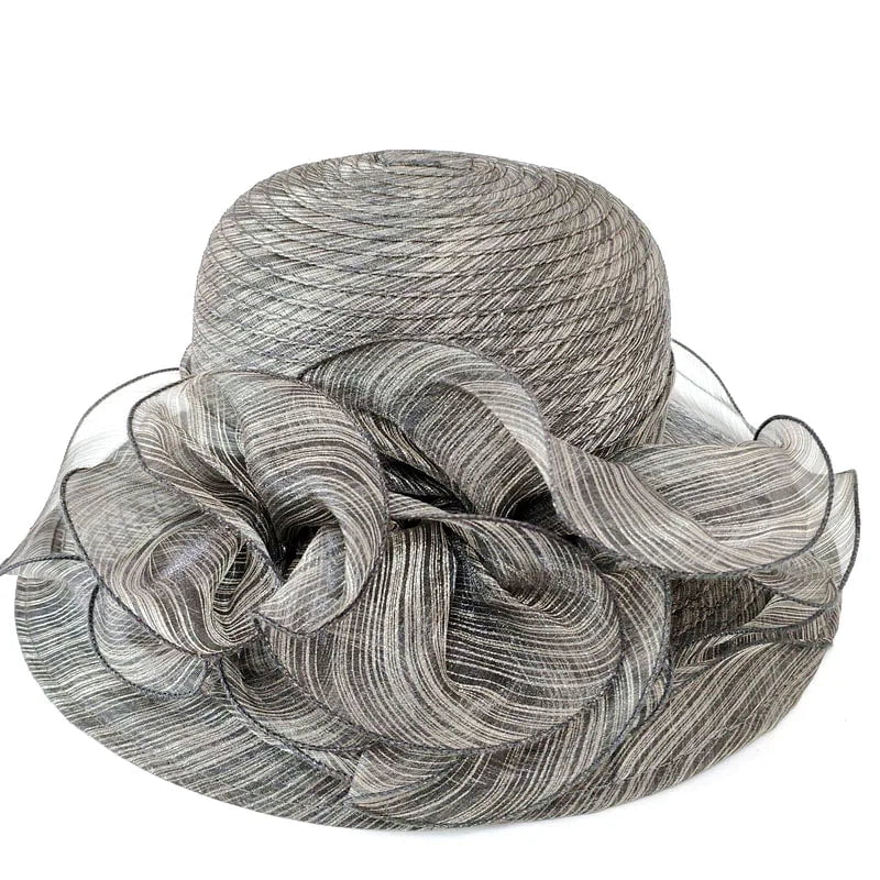 La boutique du chapeau Gris / taille unique ajustable Chapeau femme sophistiqué