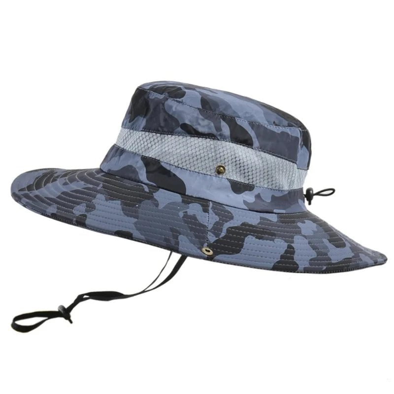 La boutique du chapeau H Chapeau de pêche camouflage