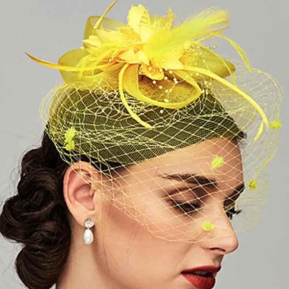 La boutique du chapeau Jaune Chapeau Bibi Vintage