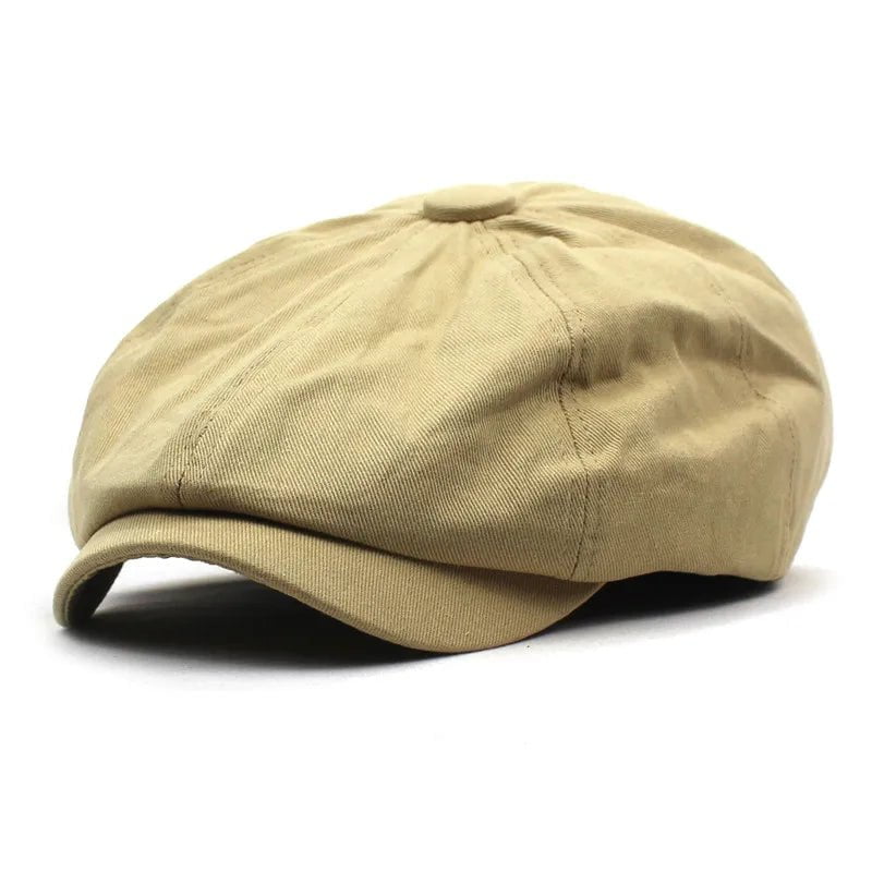 La boutique du chapeau Kaki / 55-60cm ajustable Casquettes de gavroche en coton