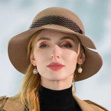 La boutique du chapeau Kaki / 56 à 58cm Chapeau cloche d'hiver en laine