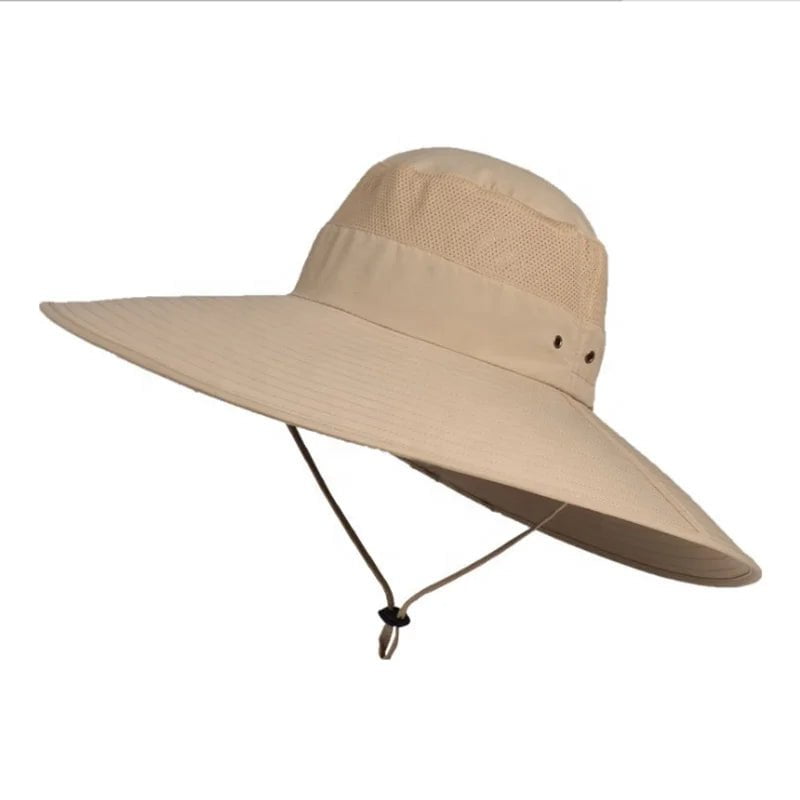 La boutique du chapeau Kaki / 60-62cm Bob de pêche large bord pour protection solaire