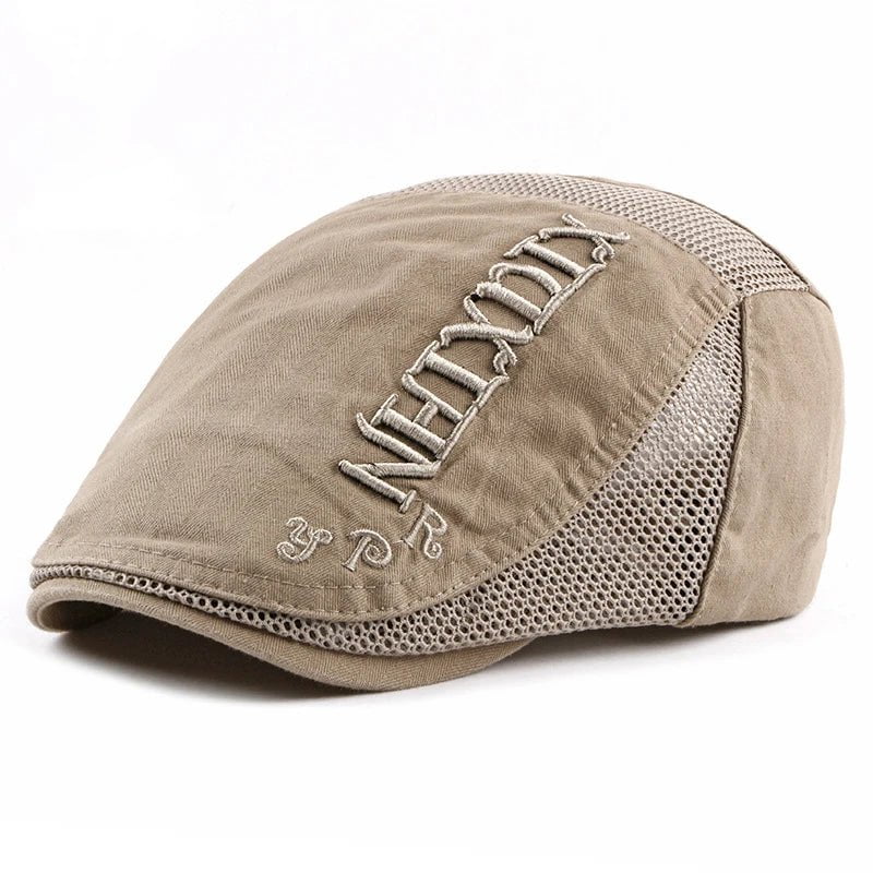 La boutique du chapeau Khaki Béret casquette en coton