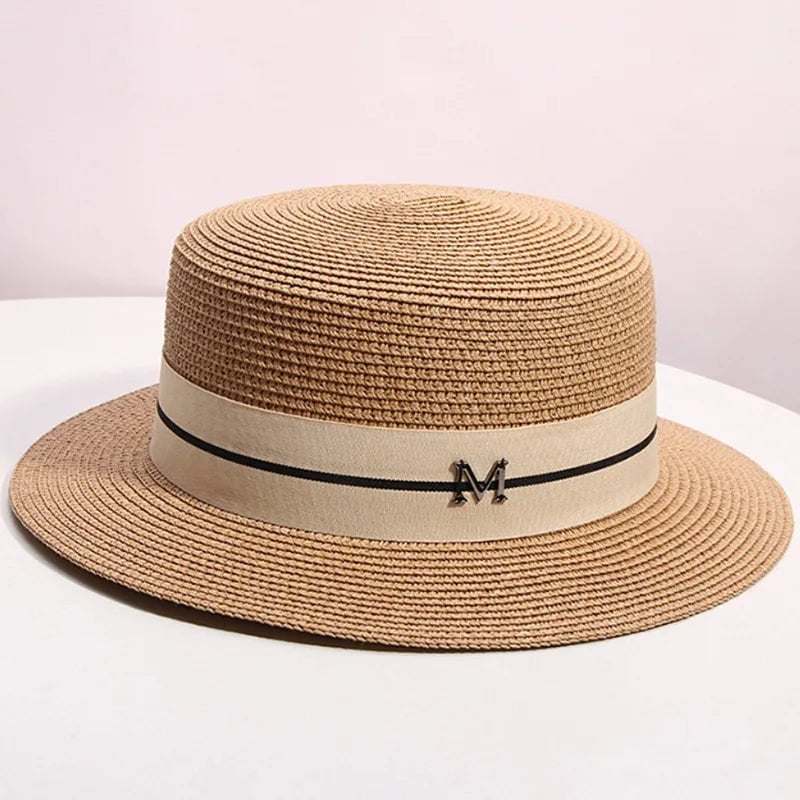 La boutique du chapeau Khaki Chapeau de paille tissé
