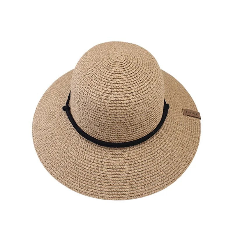 La boutique du chapeau Khaki / M Chapeau de paille femme plage