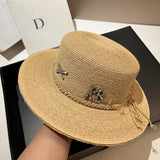 La boutique du chapeau Khaki / Taille unique Chapeau de paille naturel