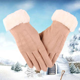 La boutique du chapeau Khaki / Taille unique Gants chauds tactiles pour femmes