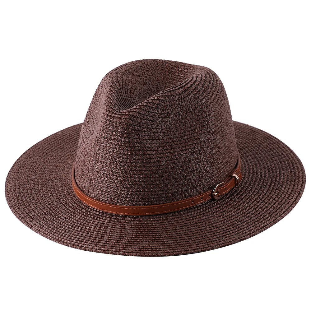 La boutique du chapeau Marron / 56-58cm Panama en Paille Souple