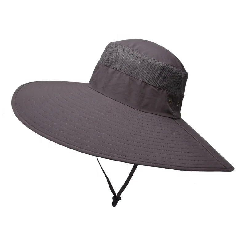 La boutique du chapeau Marron / 60-62cm Bob de pêche large bord pour protection solaire