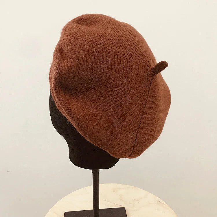 La boutique du chapeau Marron / Ajustable (du 54 au 59) Béret Femme en Laine Automne