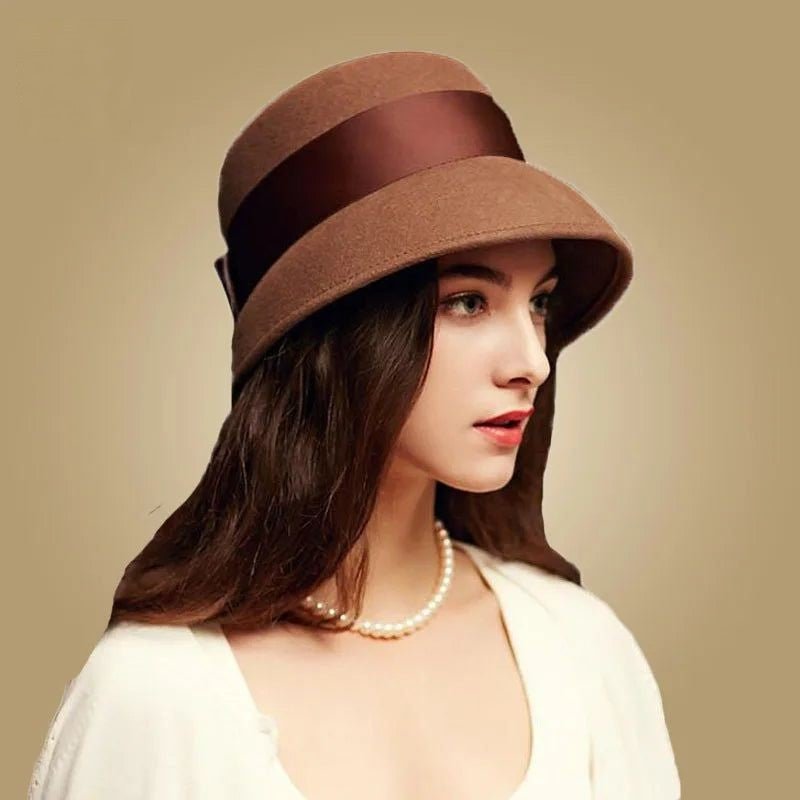 La boutique du chapeau Marron Chapeau cloche coreen