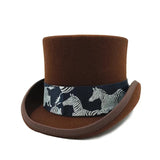 La boutique du chapeau Marron / L 58-60 Chapeau haut de forme magie