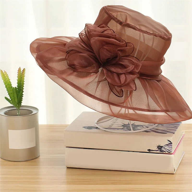 La boutique du chapeau Marron / taille ajustable Chapeau de gala