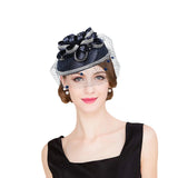 La boutique du chapeau Navy Blue / Free Size Chapeau Bibi Couture