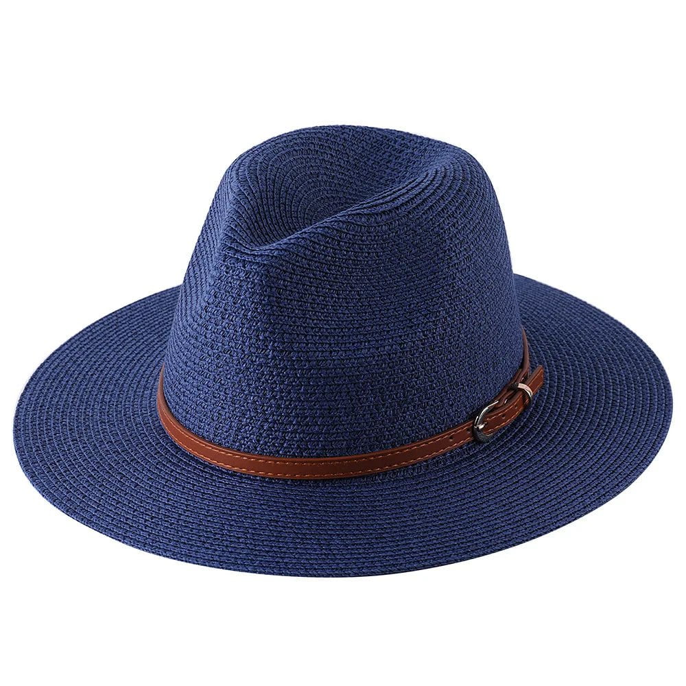 La boutique du chapeau Navy02 / 60cm Panama en Paille Souple