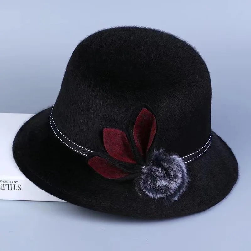 La boutique du chapeau Noir 2 Chapeau cloche raffiné