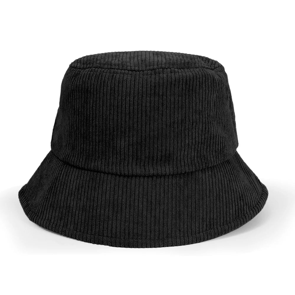 La boutique du chapeau Noir / 55-58cm (elastique) Chapeau bob en coton