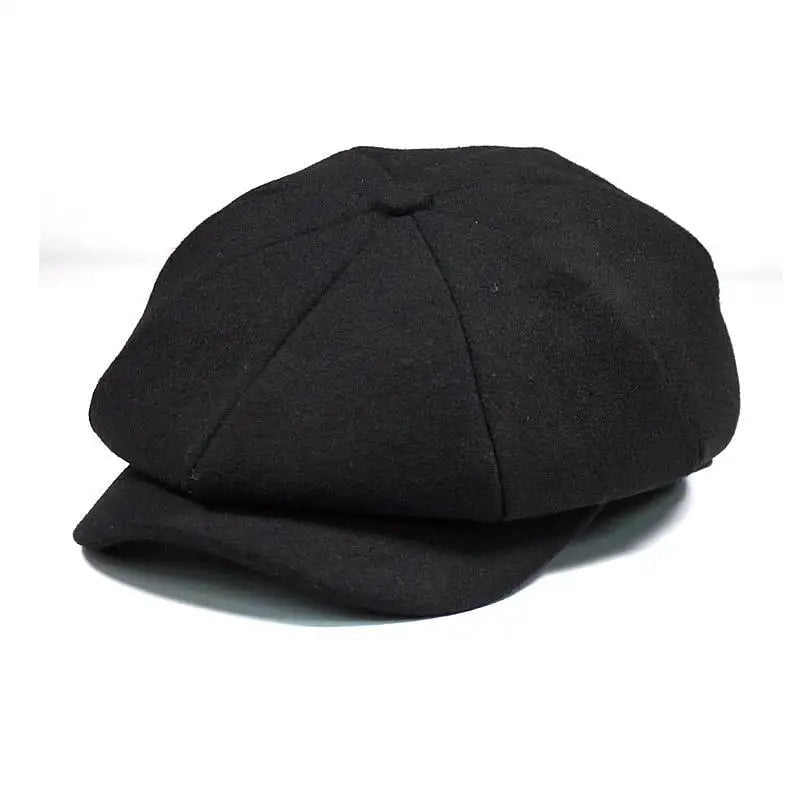 La boutique du chapeau Noir / 55-59cm Béret homme en coton