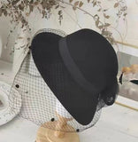 La boutique du chapeau Noir / 57 Chapeau cloche d'hiver en feutre