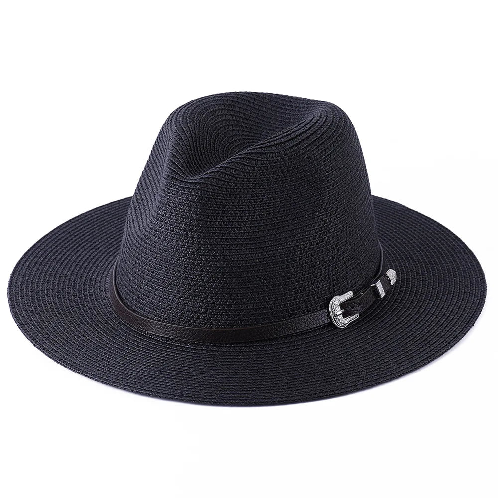 La boutique du chapeau Noir / 59-60CM Aldultes Panama adulte et enfant