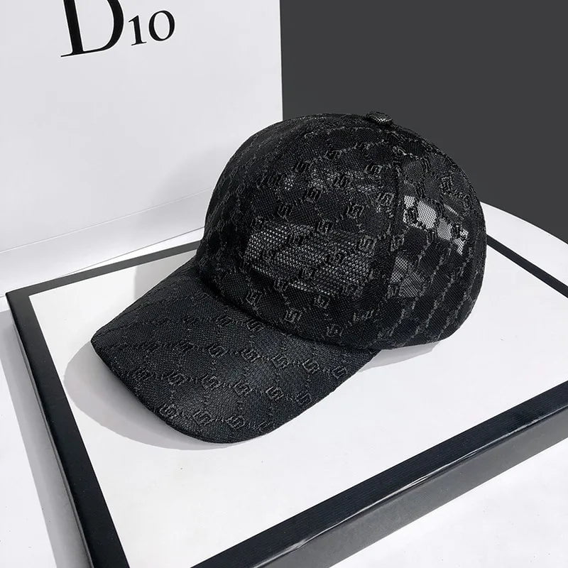 La boutique du chapeau Noir / Ajustable Casquette en Maille Respirante et Ajustable